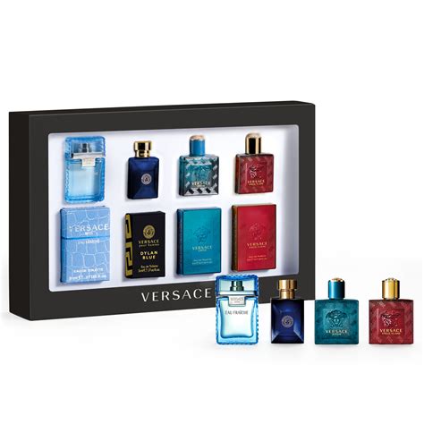 versace 5 piece mini set mens|men's aftershave mini gift sets.